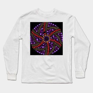 Circle Mandalas 02 (Style:108) Long Sleeve T-Shirt